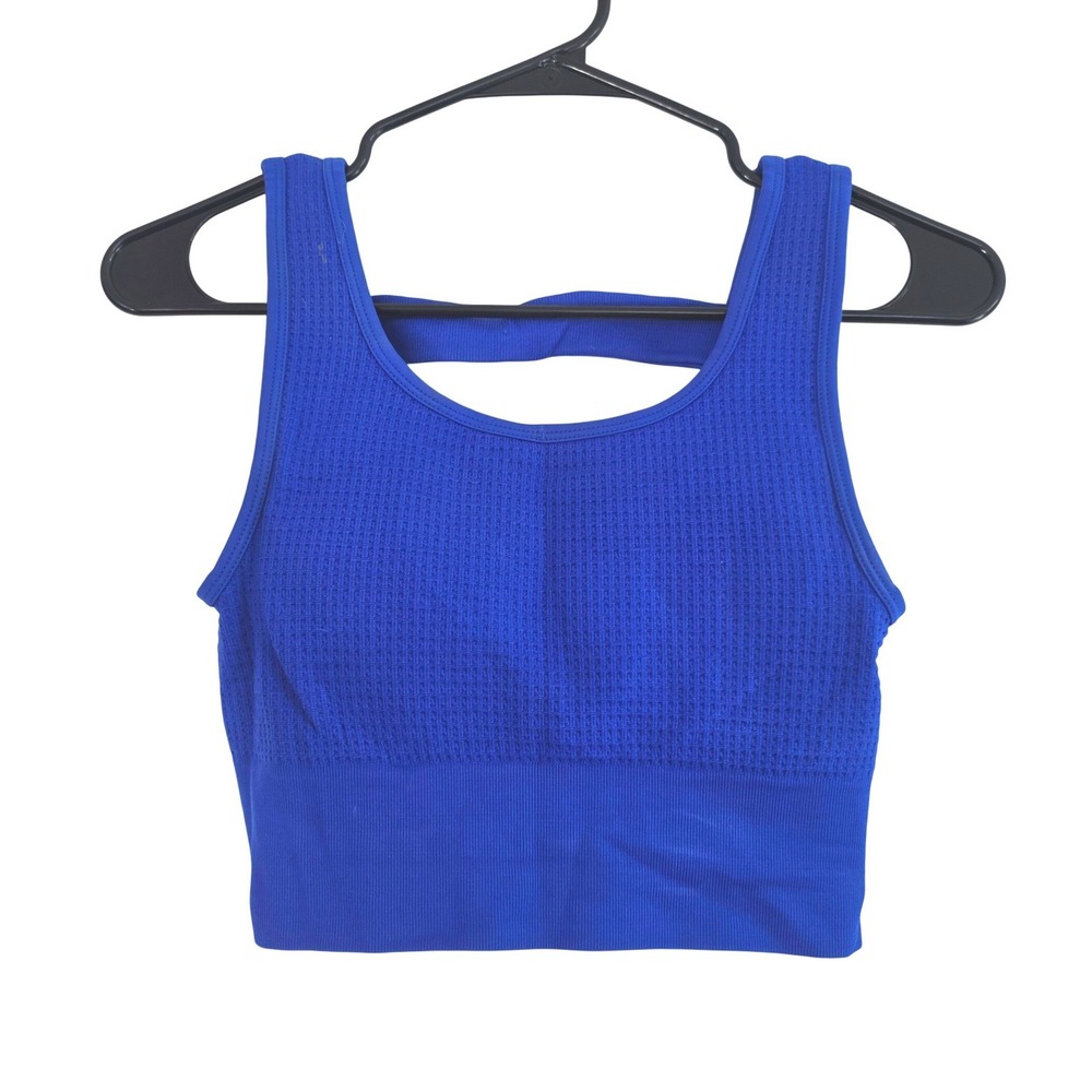 Athletic Works Royal Blue Seamless Sports Bra Tank